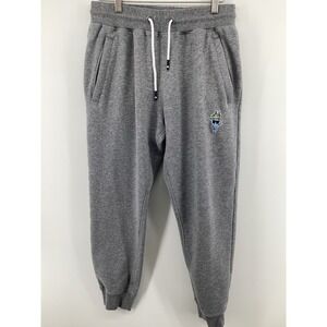 GOAT USA OG Sweatpants Adult Medium Gray Jogger Pants Goat Logo Fleece Zippper